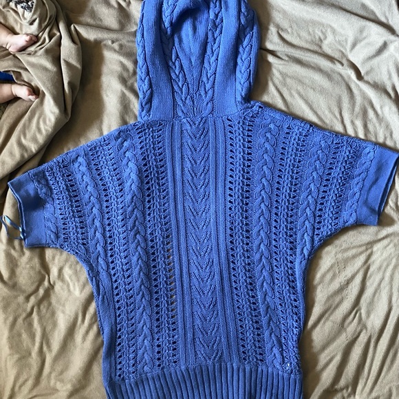 BCBGeneration Cable Knit Hooded Sweater - Picture 3 of 7
